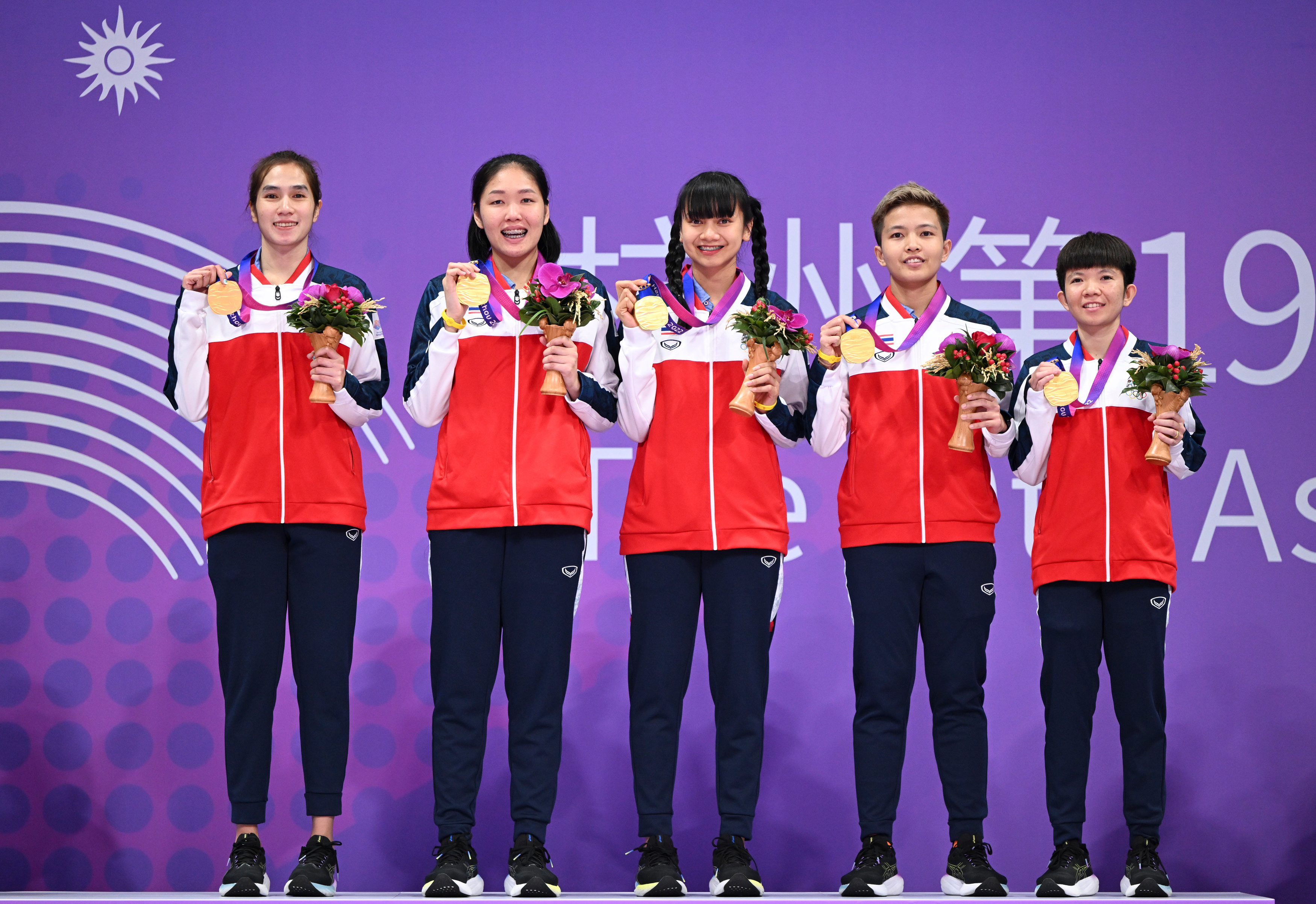 中国代表团亚运会赛场燃情亮相! 中国代表团亚运会赛场燃情亮相!